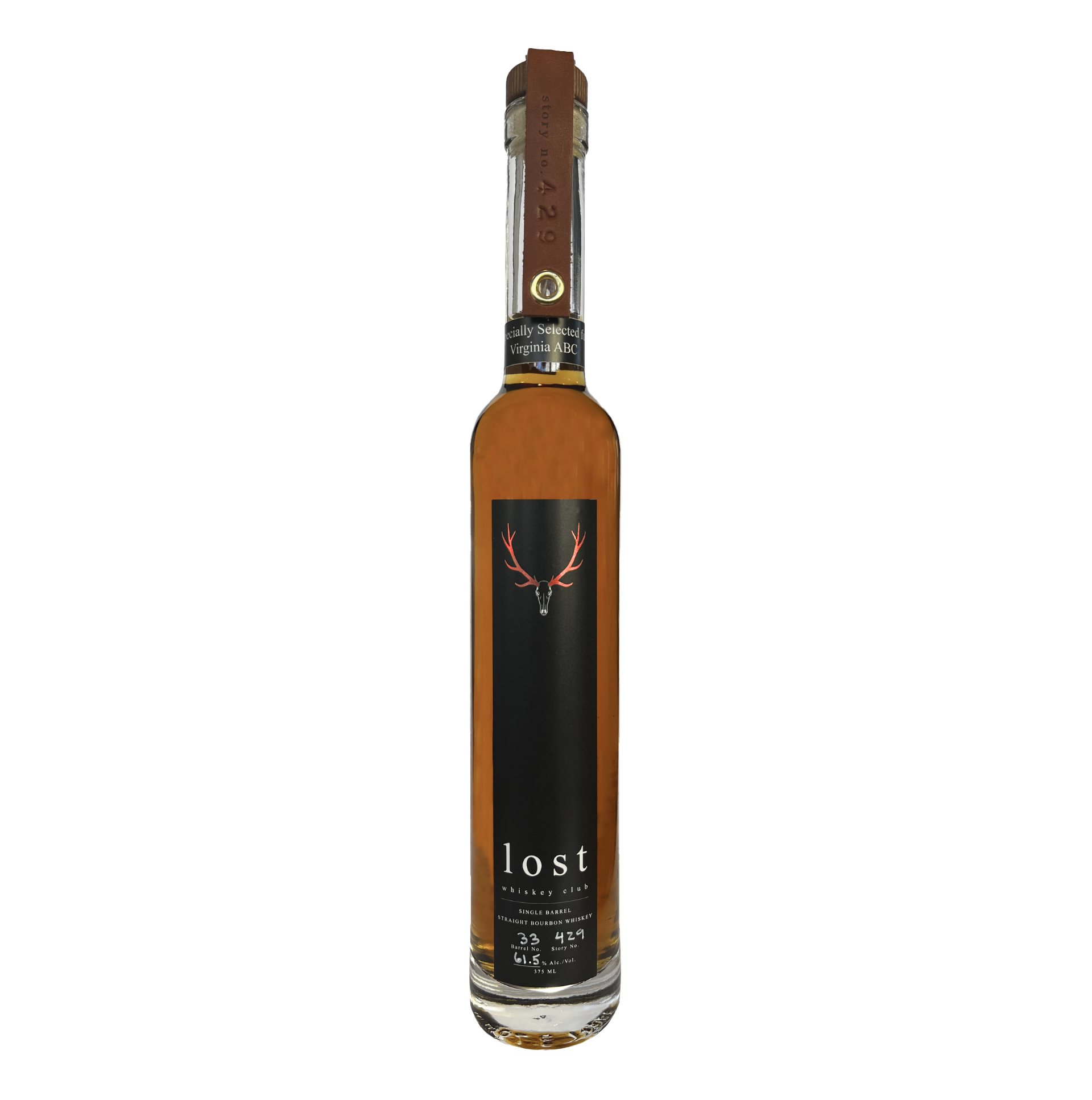 Lost Whiskey Club High Rye Single Barrel Cask Strength Straight Bourbon Whiskey